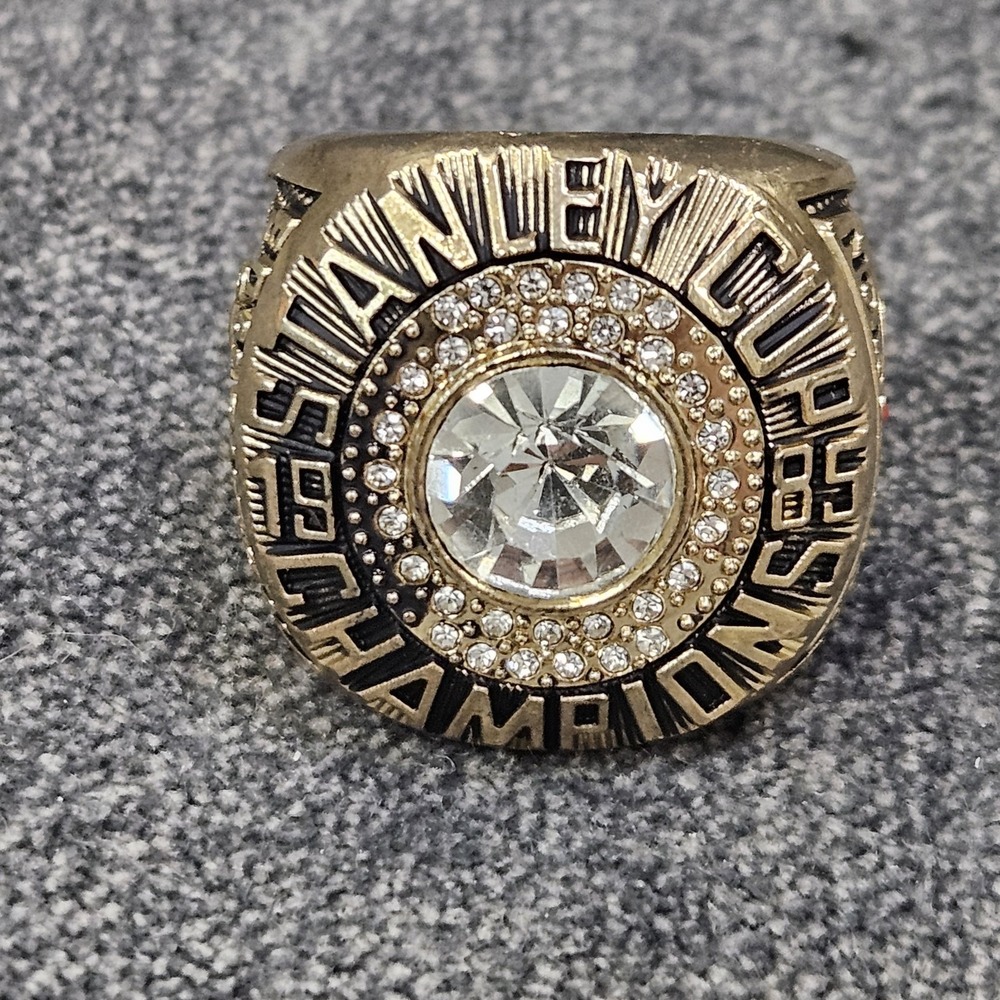 1985 Edmonton Oilers Stanley Cup Champions Replica Ring NHL